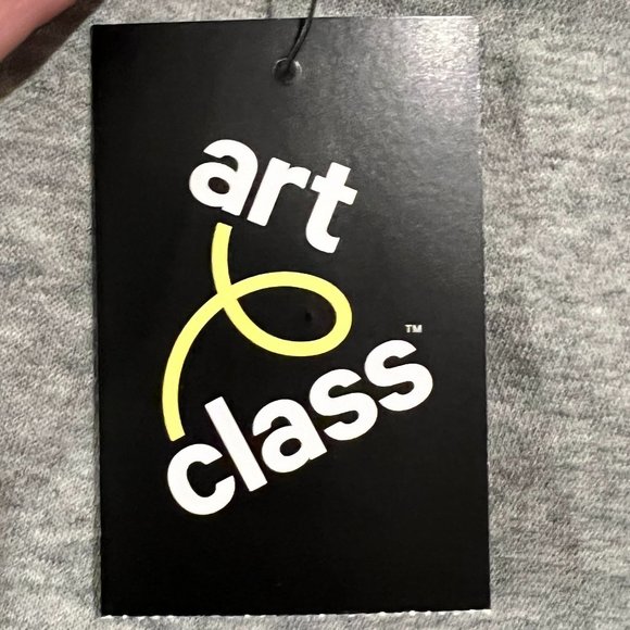 Art Class Girl's Fleece Raw Edge Boxy Hoodie - Picture 4 of 6